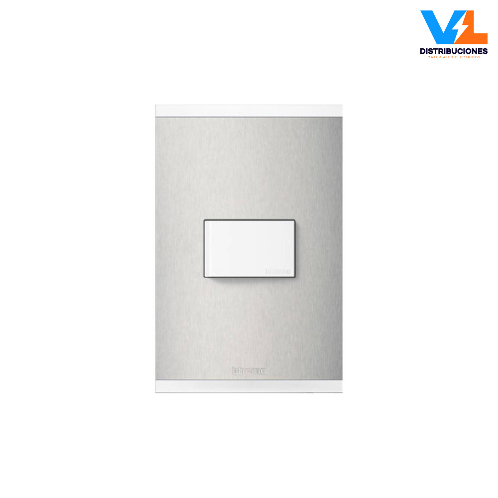 Interruptor Aluminio Natural