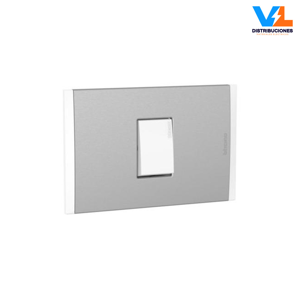 Interruptor Titanio Blanco