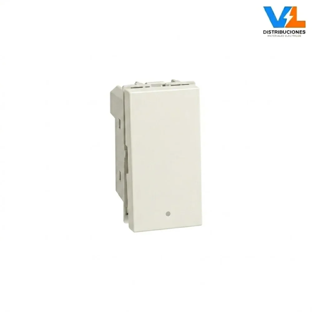 Interruptor Simple 10A Matix Go 1 Mod Blanco